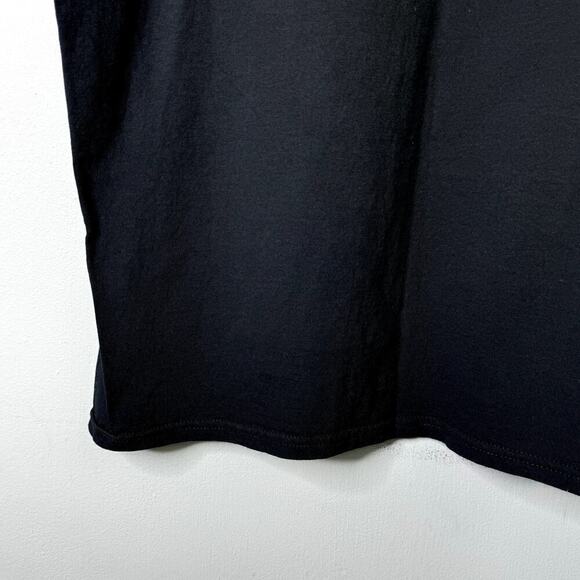 Dec 25th Christmas Sloth Wearing Holiday Vest Funny Black T-Shirt Men's Size XL - Picture 10 of 10